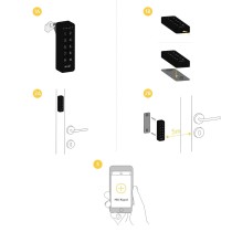 Key padlock Nuki Black