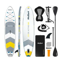 Inflatable Paddle Surf Board with Accessories Rebel RBA-4500-WH White