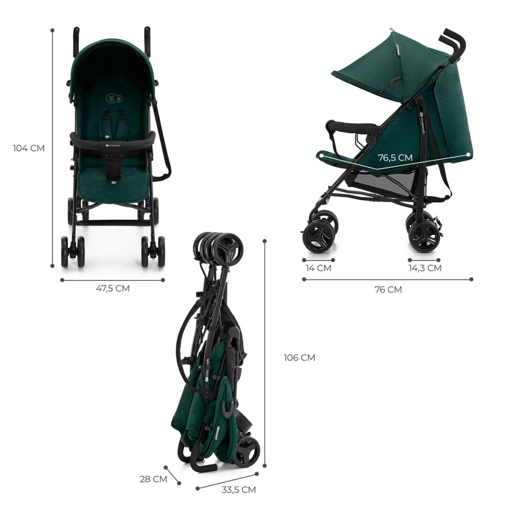 Kinderwagen Kinderkraft KSTIK000GRE0000 grün 1 Stücke