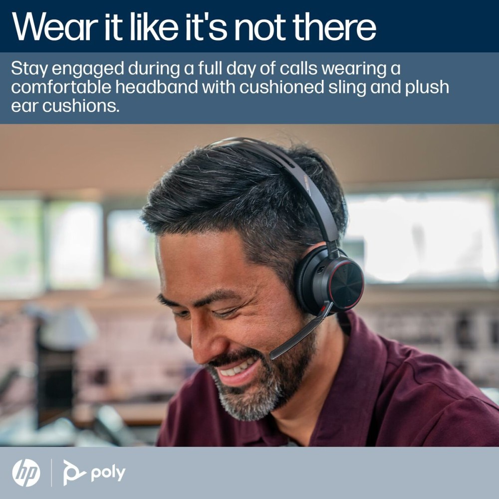 Casque Poly A4HT2AAAC3 Noir