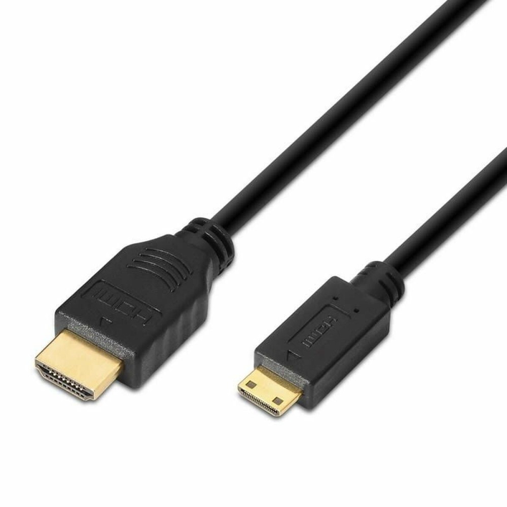 Câble HDMI Aisens A119-0114 1,8 m Noir