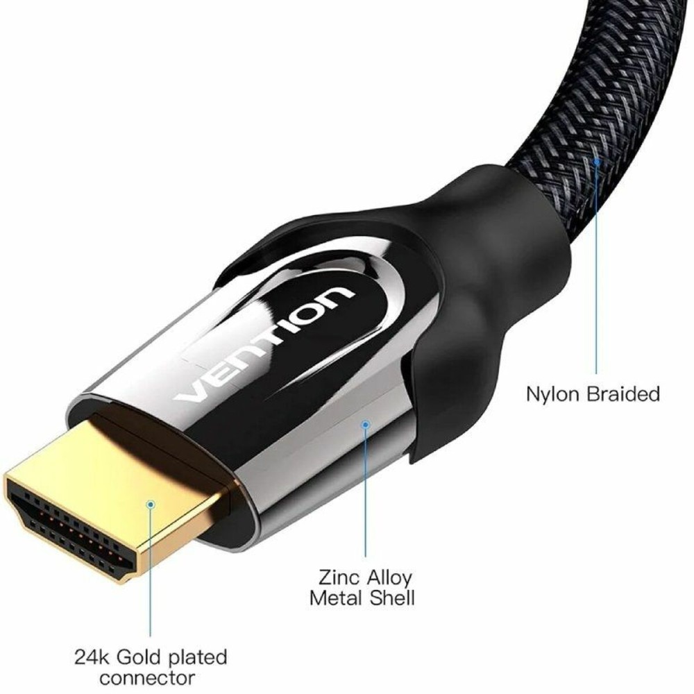 Câble HDMI Vention VAA-B05-B100 1 m Noir