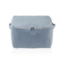 Boîte de rangement Versa Corduroy 38 x 26 x 26 cm Bleu