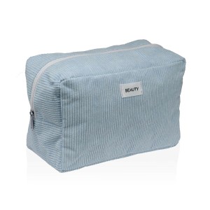 Reise-Toilettentasche Versa Corduroy Blau 12 x 16 x 24 cm