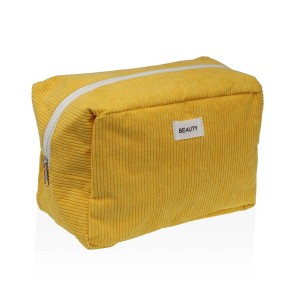 Nécessaire de Voyage Versa Corduroy Jaune 12 x 16 x 24 cm