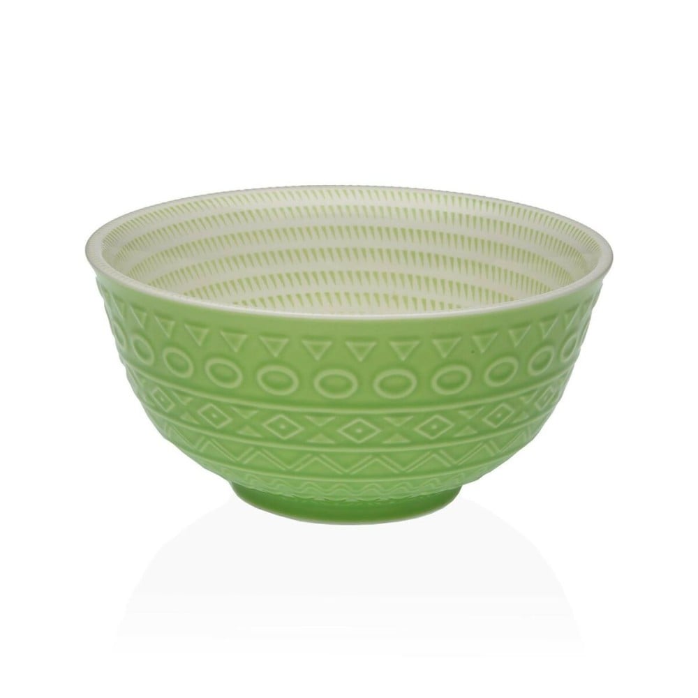 Bol pour Apéritifs Versa Vert Céramique Porcelaine 16 x 7,7 x 16 cm