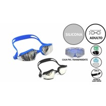 Adult Swimming Goggles Aqua Sport Polarised Metallic