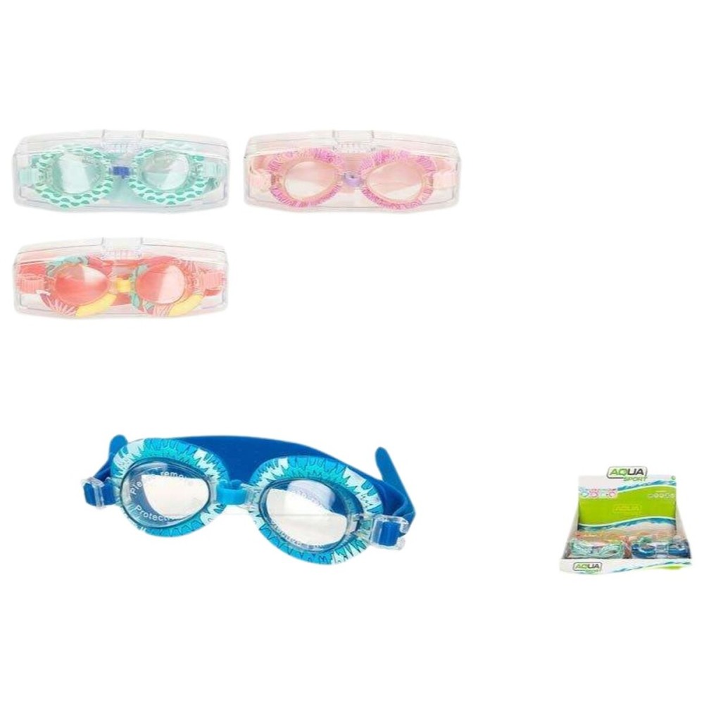 Kinder-Schwimmbrille Aqua Sport Silikon