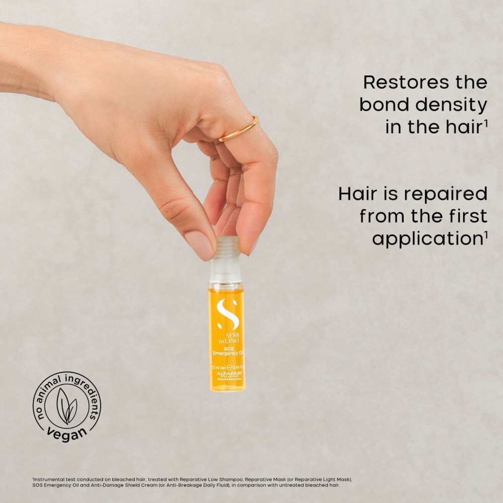 Rekonstruktive Haarbehandlung Alfaparf Milano SEMI DI LINO 13 ml