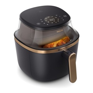 Heißluftfritteuse Philips NA342/00 Schwarz Gold 2000 W 1,4 Kg 7,2 L