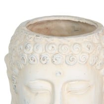 Blumentopf Creme Terrakotta Buddha Orientalisch 14 x 14 x 15,5 cm