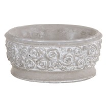 Cache-pot Gris Ciment 20,5 x 20,5 x 9 cm