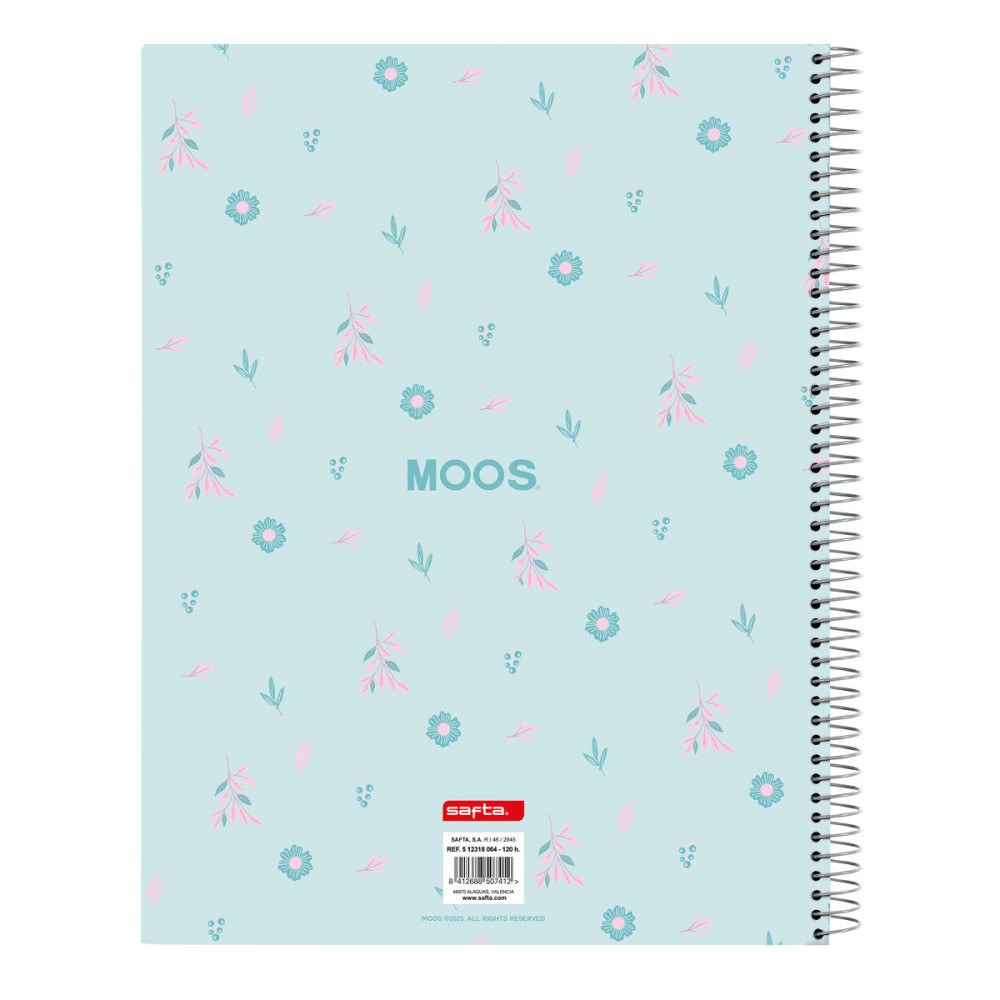 Cahier à Spirale Safta Turquoise