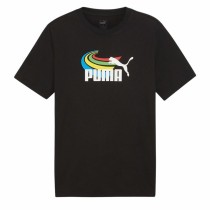 Herren Kurzarm-T-Shirt Puma GRAPHICS Summer Schwarz