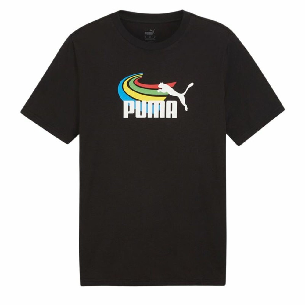 Herren Kurzarm-T-Shirt Puma GRAPHICS Summer Schwarz