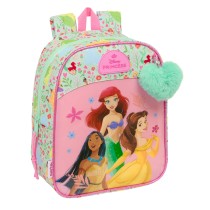 Schulrucksack Disney Princess Bloom grün Rosa 22 x 27 x 10 cm
