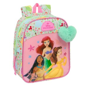 Schulrucksack Disney Princess Bloom grün Rosa 22 x 27 x 10 cm
