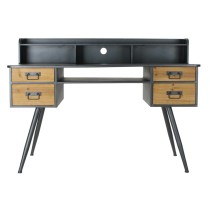 Bureau DKD Home Decor Métal Sapin (135 x 60 x 95 cm)