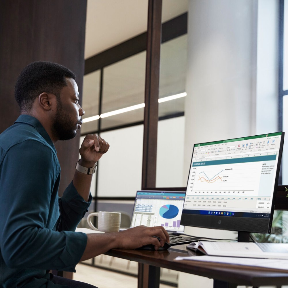 Tout en Un HP A55BJETABE Intel Core i5-14500T 16 GB RAM