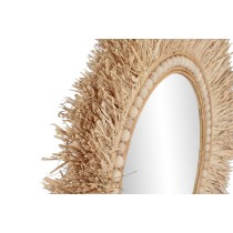 Miroir mural Home ESPRIT Naturel Tropical 80 x 4 x 80 cm