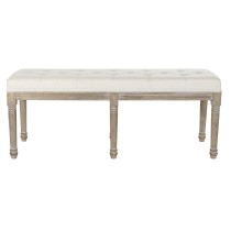 Bench DKD Home Decor Rubber wood 122 x 41 x 46 cm