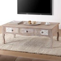 Centre Table Versa Lyra Paolownia wood MDF Wood 60 x 41 x 110 cm