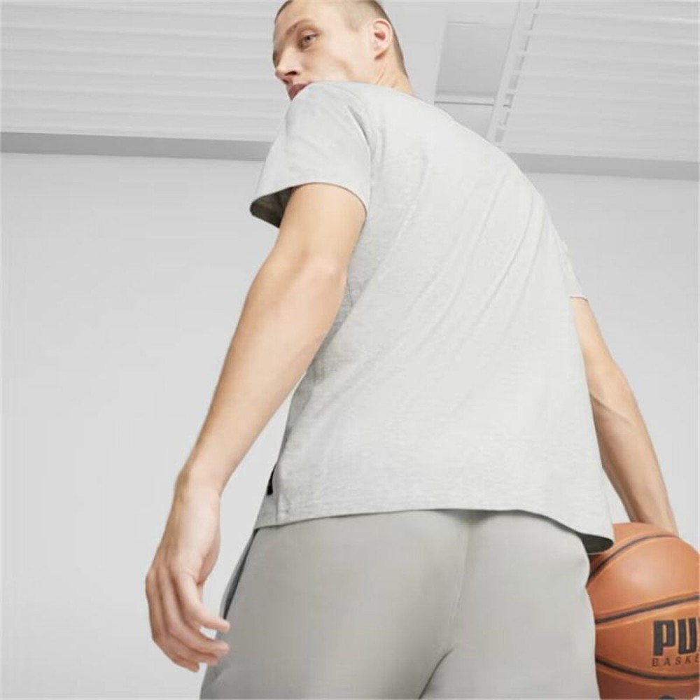 Herren Kurzarm-T-Shirt Puma The Hooper 3 Hellgrau