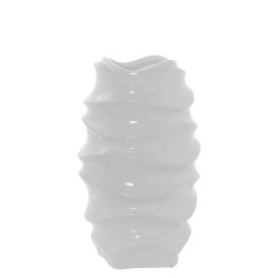 Vase Alexandra House Living Blanc Céramique Brillant 18 x 17 x 31 cm