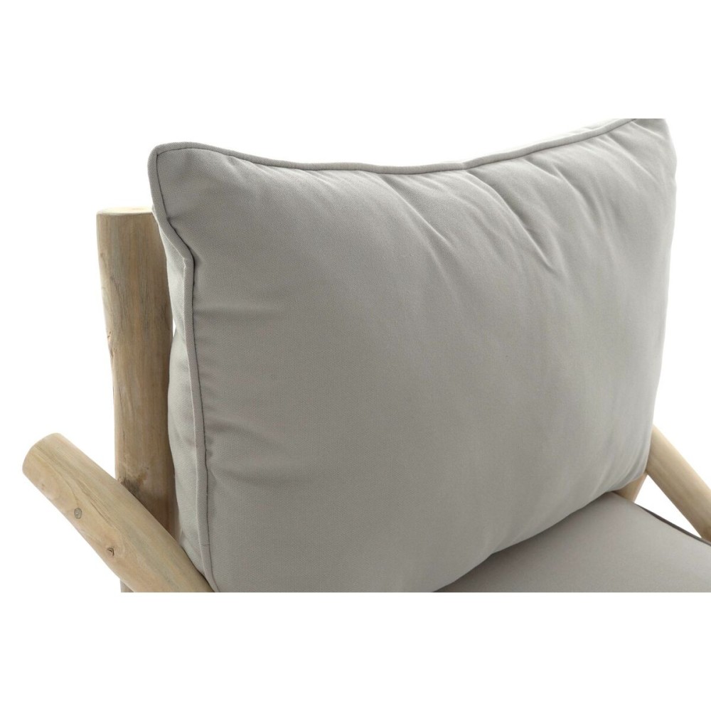 Garden sofa DKD Home Decor Natural Light grey 82 x 80 x 73 cm