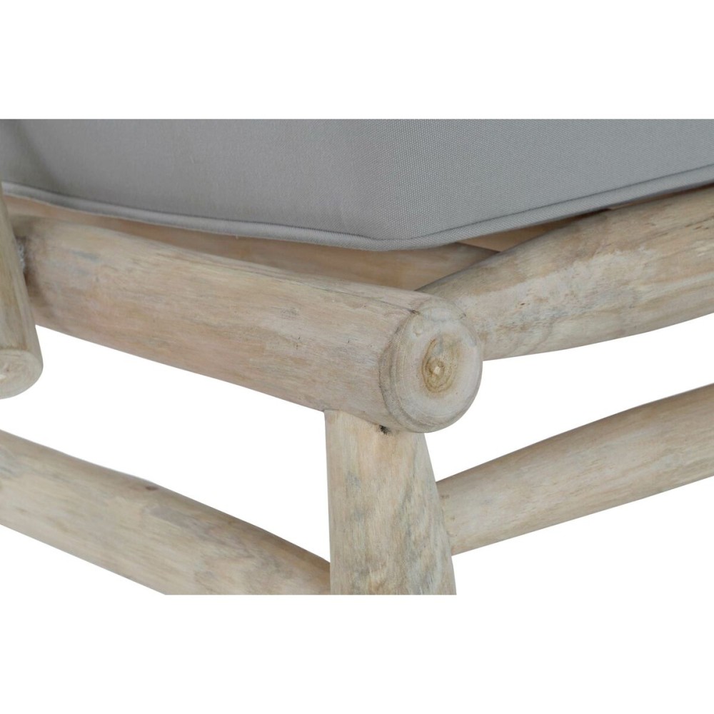 Garden sofa DKD Home Decor Natural Light grey 82 x 80 x 73 cm