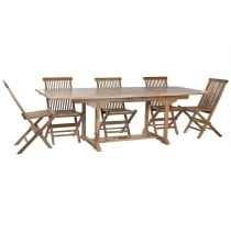Table set with chairs Home ESPRIT 180 x 100 x 75 cm