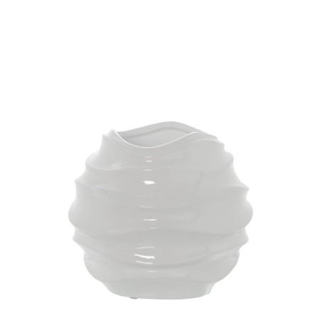 Vase Alexandra House Living Blanc Céramique Brillant 30 x 20 cm 26 x 25 x 21 cm