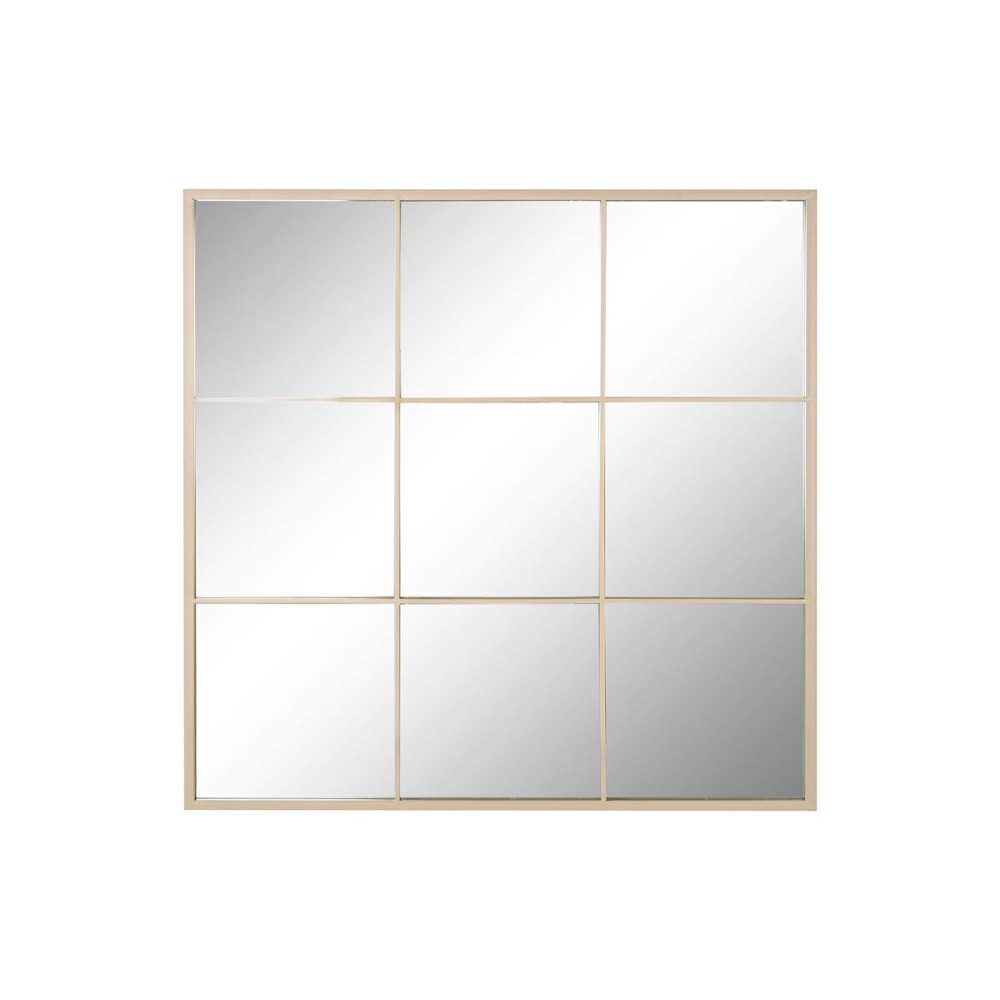 Miroir mural Home ESPRIT Beige Fenêtre Scandi 90 x 2 x 90 cm