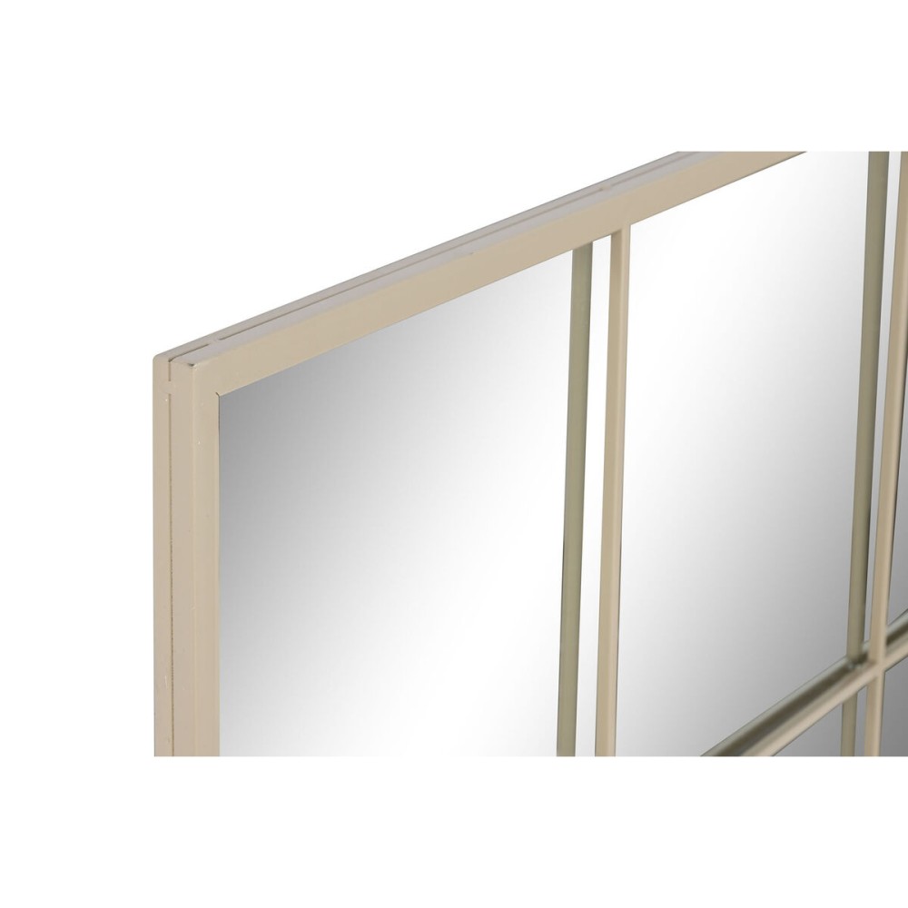 Miroir mural Home ESPRIT Beige Fenêtre Scandi 90 x 2 x 90 cm