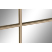 Wall mirror Home ESPRIT Beige Window Scandi 90 x 2 x 90 cm