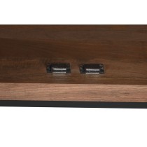 Anrichte Home ESPRIT Braun Schwarz Silberfarben natürlich Mango-Holz Spiegel 150 x 38 x 80 cm