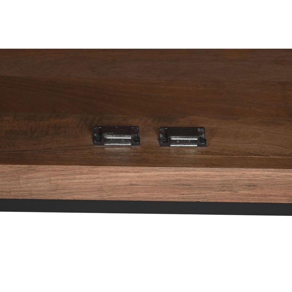Anrichte Home ESPRIT Braun Schwarz Silberfarben natürlich Mango-Holz Spiegel 150 x 38 x 80 cm