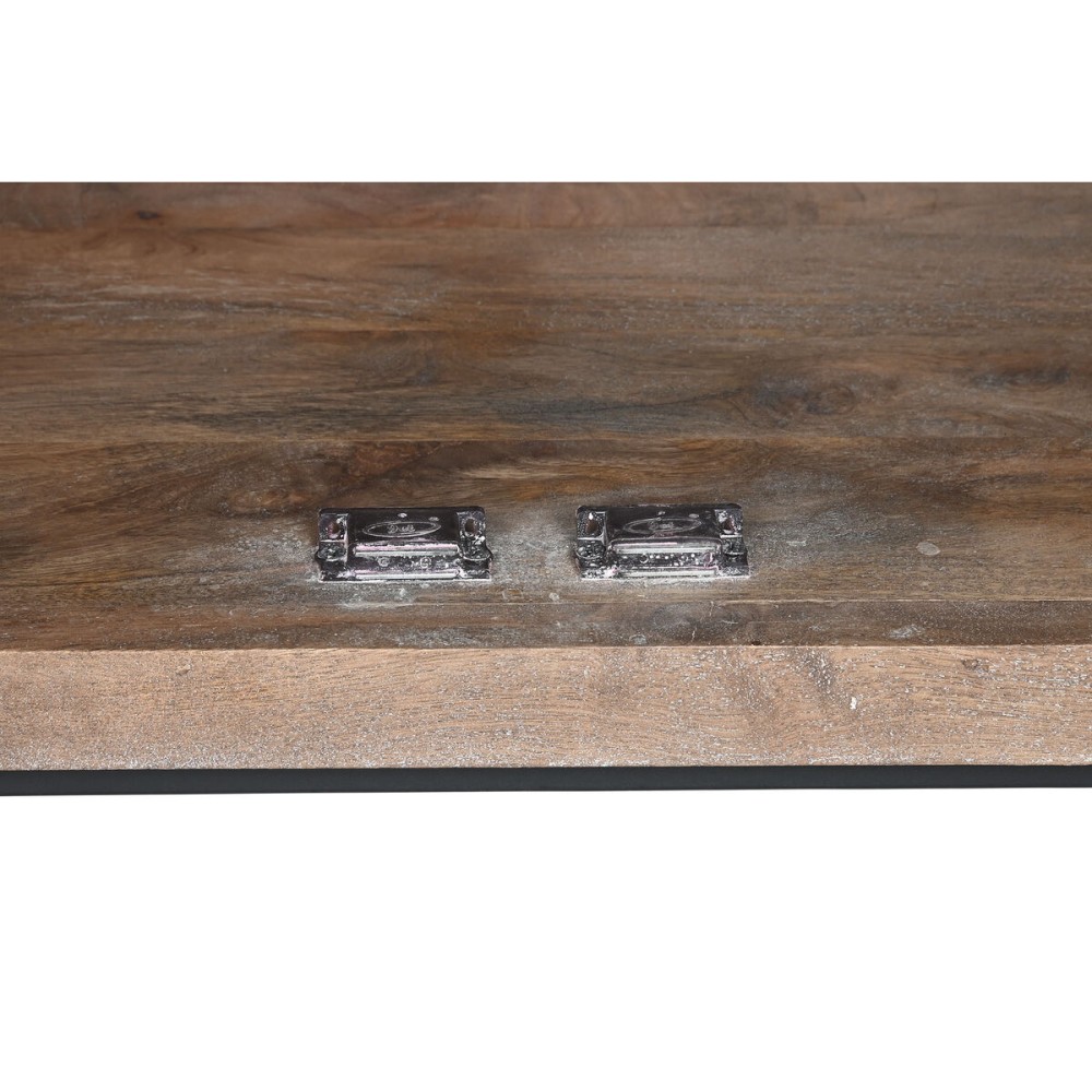 Anrichte Home ESPRIT Braun Schwarz Silberfarben natürlich Mango-Holz Spiegel 80 x 38 x 80 cm