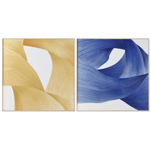 Painting Home ESPRIT Aluminium MDF Wood 120 x 3,5 x 120 cm