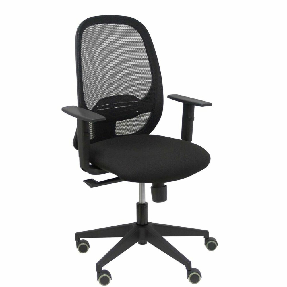 Chaise de Bureau Piqueras y Crespo 0B10CRP Noir Avec accoudoirs