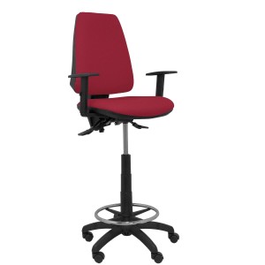 Tabouret Elche Piqueras y Crespo 33B10RN Bordeaux PVC