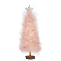 Weihnachtsbaum Krist+ 21XD023 Rosa Holz Kunststoff 9 x 34 x 9 cm (6 Stück)