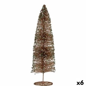 Sapin de Noël Krist+ R201-034P-5 Champagne Paillettes 10 x 40 x 10 cm (6 Unités)