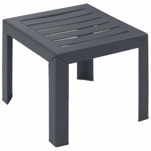 Beistelltisch Grosfillex Anthrazit Harz Kunststoff 40 x 40 x 35 cm