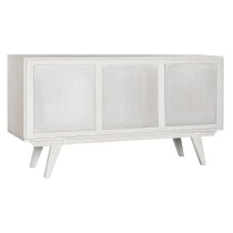Anrichte Home ESPRIT Weiß Rattan Mango-Holz 155 x 40 x 80 cm