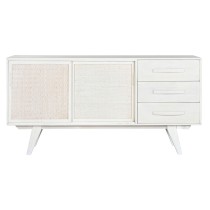 Anrichte Home ESPRIT Weiß Rattan Mango-Holz 155 x 40 x 80 cm