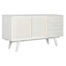 Anrichte Home ESPRIT Weiß Rattan Mango-Holz 155 x 40 x 80 cm