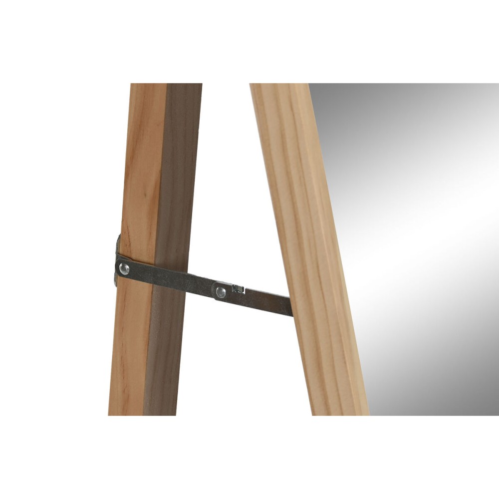 Free standing mirror Home ESPRIT Natural Crystal Pinewood 50 X 40 X 160 cm