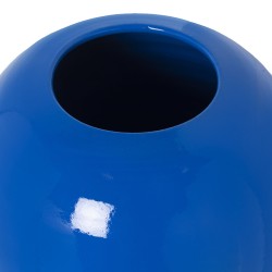 Bodenvase Alexandra House Living Blau aus Keramik Brillant 18 x 18 x 57 cm