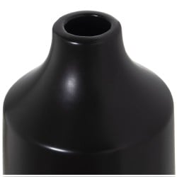 Vase Alexandra House Living Black Golden Ceramic 13 x 13 x 35 cm